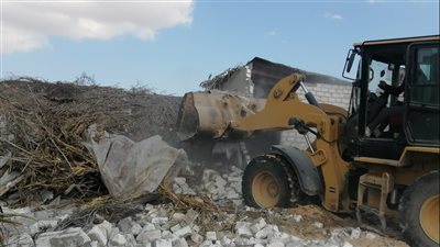 إزالة 136 حالة تعد بمساحة 27 ألف متر ضمن المرحلة الثانية من الموجه 19 بالبحيرة