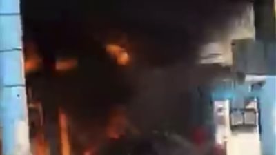 إصابة 8 أشخاص في حريق محطة وقود بمدينة أجا بالدقهلية │ فيديو