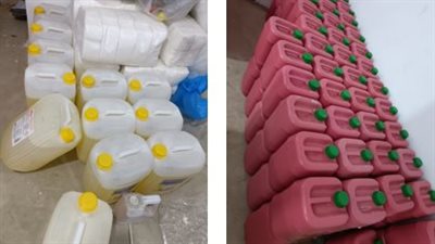 القبض على مسئول مخزن بحوزته 4 طن منظفات مجهولة المصدر بالقطامية 