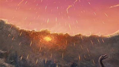 كويكب قضى على ديناصور قبل 66 مليون سنة |صور