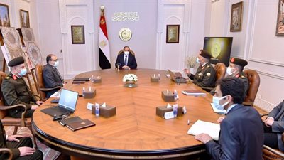الرئيس السيسي يتابع الموقف التنفيذي لعدد من مشروعات الهيئة الهندسية على مستوى الجمهورية