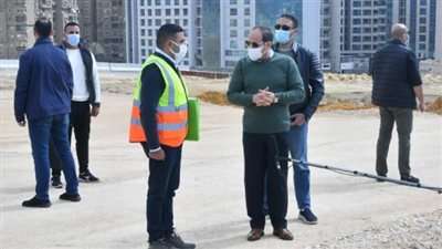 تفاصيل جولة الرئيس السيسي اليوم لتفقد أعمال تطوير محور حسب الله الكفراوي | بث مباشر
