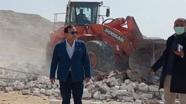 إزالة التعديات بالمنيا