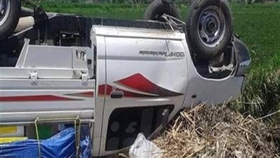 إصابة 8 عاملين في حادثة على الطريق الإقليمي بالمنوفية