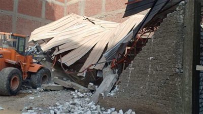 رئيس مدينة الخانكة: ازالة13 حالة تعدٍ على اراضى الدولة 