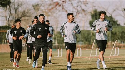 حارس جديد يظهر في مران الزمالك وتدريبات بدنية للاعبين