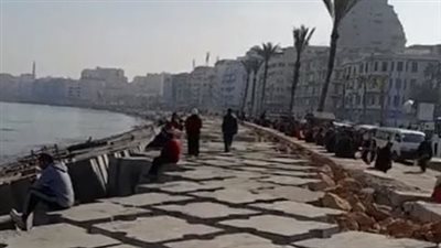 لليوم الثاني.. أجواء باردة بطقس الإسكندرية ونشاط ملحوظ للرياح