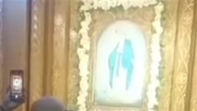 أول تعليق من مطرانية بورسعيد على ظهور نور من أيقونة السيدة العذراء داخل إحدى الكنائس 