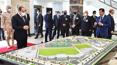 السيسي يفتتح المشروعات السكنية سكن مصر وجنة للإسكان وعدد من المحاور والطرق| صور 