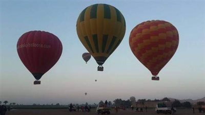 إلغاء 35 رحلة بالون طائر في الأقصر لسوء الأحوال الجوية