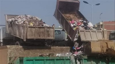 نقل 3570 طن قمامة ومخلفات إلى مصانع التدوير بالبحيرة