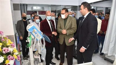 محافظ الشرقية يفتتح  أعمال تطوير مستشفى منيا القمح بتكلفة 7 ملايين جنيه