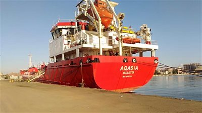 شحن 3060 طن صودا ك أو ية.. وتداول 22 سفينه بموانئ بورسعيد