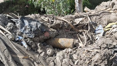 العثور على دانة داخل ترعة بالدقهلية