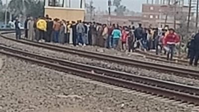 مصرع طالب ثانوي صناعي تحت عجلات قطار في المنوفية