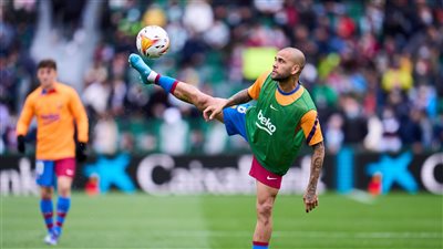 داني ألفيس يواجه برشلونة بعد انتقاله إلى بوماس المكسيكي