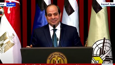 السيسي: أهل الشر مش ممكن ينتصروا على أهل الخير