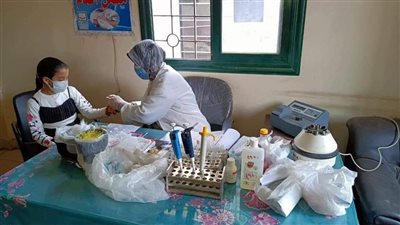 صحة المنيا تقدم الخدمات الطبية لـ 2192 مواطنا بقرية تندة ضمن مبادرة حياة كريمة