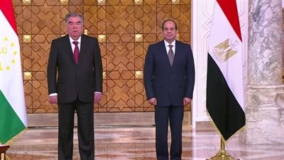 الرئيس الطاجيكستاني: ندعم مصر لاستضافة قمة المناخ.. واتفقنا على زيادة التعاون في مجالات الصناعة والصحة