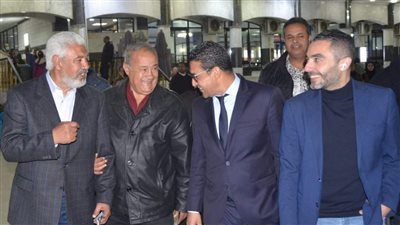 بعثة الوداد المغربي تزور مقر نادي الزمالك | صور