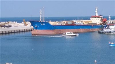 وصول سفينة تركية ميناء العريش تحمل 2334 طن مساعدات إغاثية لغزة