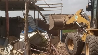 زراعة المنوفية: تحرير 1314 محضر تبوير وإزالة 93 حالة تعدٍ بالبناء