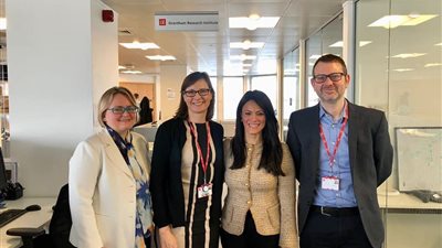 وزيرة التعاون الدولي تبحث مع قيادات معهد جرانثام بـ لندن سبل التعاون المشترك