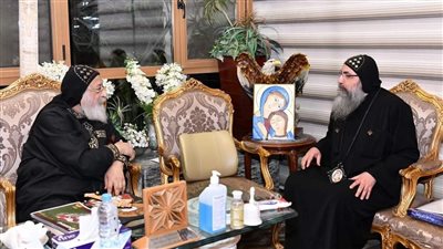 البابا تواضروس الثاني يستقبل أسقف إيبارشية باريس وشمال فرنسا