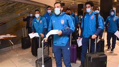 بعثة الأهلي تعود إلى القاهرة عقب مباراة صن داونز