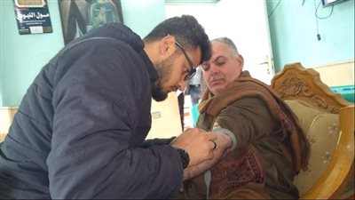 إنطلاق حملات التبرع بالدم بمركز شباب منشأة عباس في كفر الشيخ