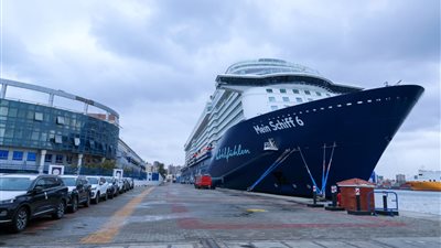 ميناء الإسكندرية يستقبل 1500 سائح قادمين على متن سفينة مالية