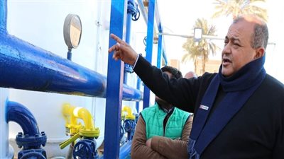 رئيس مياه المنيا يتفقد اعمال الاحلال والتجديد بعدد من المحطات بمركز بني مزار