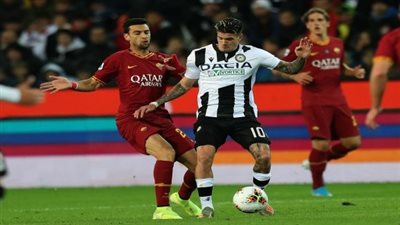 روما يتعادل في الوقت القاتل مع أودينيزي بالدوري الإيطالي