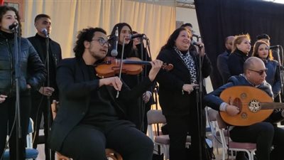 أبو قير للموسيقي العربية ترسم البهجة لأهالي قرية بنجر خمسة في الإسكندرية