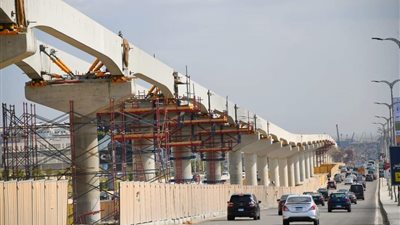 مسئولو شركة المقاولون العرب يتفقدون مشروع مونوريل 6 أكتوبر 