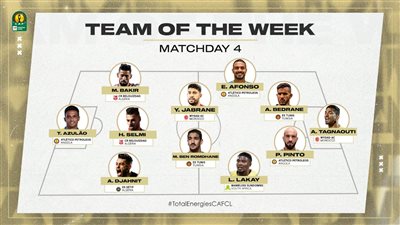 غياب مصري.. كاف يعلن التشكيل المثالي للجولة الرابعة من دوري أبطال إفريقيا