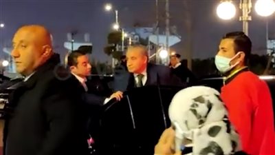 وزيرا التموين والهجرة يقدمان واجب العزاء في أنيسة حسونة بمسجد الشرطة بأكتوبر | بث مباشر