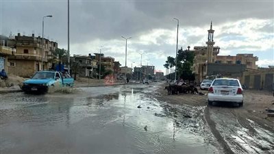 طقس شمال شمال سيناء: سقوط أمطار رعدية وانخفاض درجات الحرارة | صور