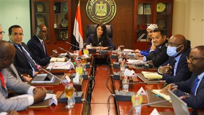 وزيرة التعاون الدولي تناقش تنظيم مؤتمر المناخ مع بنك التنمية الإفريقي