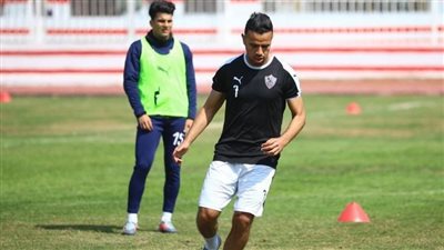حازم إمام ينتظم في مران الزمالك قبل مباراة بترو أتليتكو الأنجولي