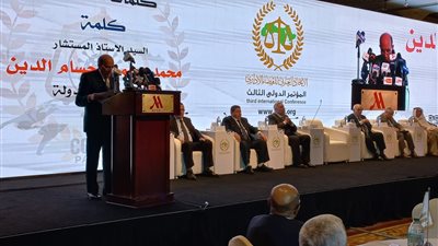 انطلاق المؤتمر الدولي لمجلس الدولة لمناقشة أحكام القضاء في ظل إجراءات كورونا | صور 