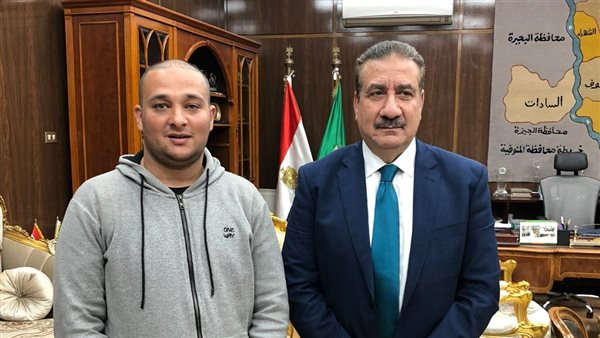 محافظ المنوفية ومراسل