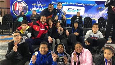 لاعبو المنيا للسباحة يحصدون 35 ميدالية ذهبية في بطولة الصعيد بالغردقة