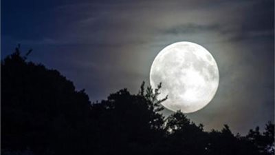 كرة فضية لامعة.. بدر شعبان يزين سماء الوطن العربي الليلة