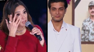 الحزن يسود مسرح الدوم.. هند صبري تبكي بسبب مشهد تمثيلي عن الشهداء 