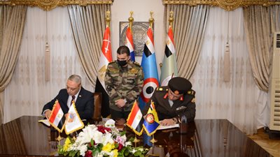 الكلية الفنية العسكرية توقع بروتوكول تعاون مع جامعة طنطا | صور 