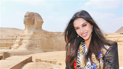 أهرامات الجيزة تستضيف المشاركات في مسابقة ملكة جمال العالم للسياحة والبيئة │ صور