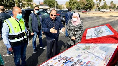 السيسي يتفقد منطقة مصر القديمة والقاهرة التاريخية لمتابعة سير الأعمال بالمشروعات القومية 
