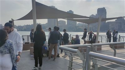 توافد المواطنين على ممشى أهل مصر بعد افتتاحه رسميا