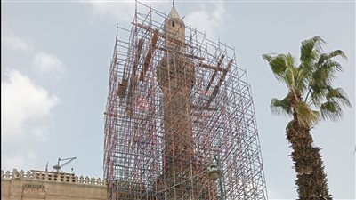 الآثار تبدأ في ترميم مسجد المحمودية بميدان صلاح الدين | صور 